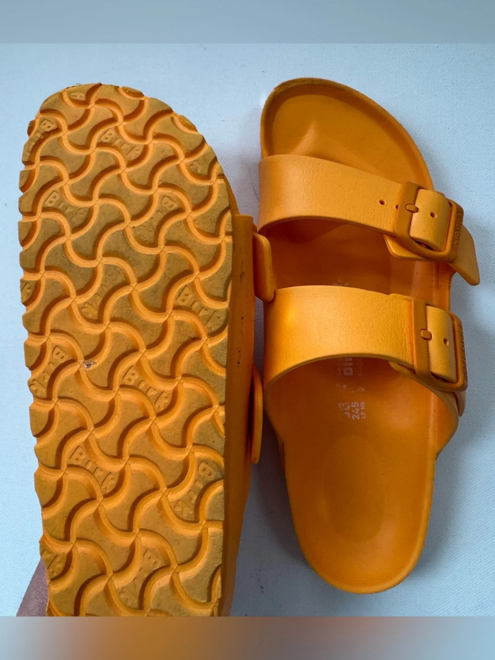 Birkenstock Arizona Essentials EVA Sandals Papaya Orange EU 38 US 7 Waterproof